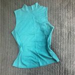 Croft & Barrow Sky blue sleeveless mock neck Photo 1