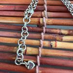 Brighton  Silver Tassel Necklace 17”-19” Photo 3