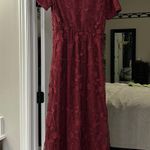 MikaRose burgundy dress Photo 1