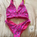 Anthropologie Maaji Swimsuit  Tie Back Reversible M Photo 2