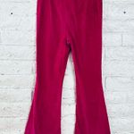 We The Free  People Jayde Drawstring Flare Jeans, Size 32, High Rise, Stretch, Fuchsia Pink, Long Photo 10