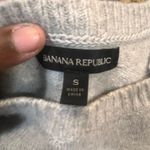 Banana Republic  Womens Small Gray Long Sleeve Merino Wool Blend Crewneck Sweater Photo 4