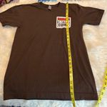 American Apparel Freedom Tattoo Comp Short Sleeve T Shirt Brown Back Graphic Size Small Photo 6