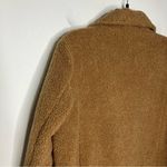JouJou teddy bear blazer pea coat style coat‎ size small caramel colored Brown Photo 6