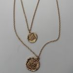 Amber Sceats Double Coin Layered Necklace Photo 3