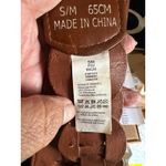 Forever 21 Brown Braided Woven Belt Gold Buckle Womens S/M 2" Wide 40" length Photo 1