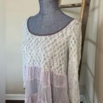 Free People Lace Frill Long Sleeve Top Photo 4