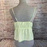 BP Lime Green Bow Detail Knot Tank Top Satin Cami Adjustable Straps Size M Photo 4