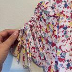 Ralph Lauren Polo Ditsy Floral Mini Wrap Dress Womens 4 Ruched Sleeve Casual Photo 4