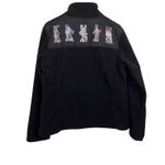 The Bradford Exchange Elvis Presley Black Fleece Zip Up Jacket Women's Large Photo 2