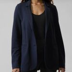 Moda International Navy Blue lightly striped blazer. Photo 0