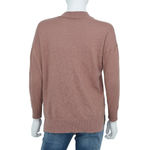 Madewell  Sweater Women Size XXS Cardigan Reddish Fall Long Sleeve Tight Knit Photo 4