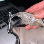 Alegria  PG  Black Shimmer Leather Sandals Women's Size 37 Photo 7