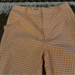 Ralph Lauren  Golf orange and white gingham check women's cropped pants Photo 4