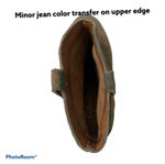 Clarks  | Size 7 | Brown Suede Leather 2.5 inch Stacked Block Heel Ankle Booties Photo 5