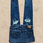 American Eagle  Outfitters Women’s Super Hi Rise Jegging Size 4 Medium-Dark Wash Photo 2