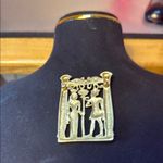 Gold Egyptian Themed Pendant Photo 2