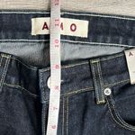 NEW Amo Womens Blue Mid Rise Bow Hem Straight Leg Ankle Jeans Size 27 Photo 11