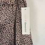 NWT Micro Animal Print patterned Wrap Midi Skirt Size‎ S Tan Photo 2