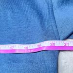 Vintage Embroidered Sweatshirt Womens Small Blue‎ Teacher Apples Crew Neck Blue Photo 8