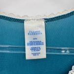 Classic Elements Vintage Nightgown Womens Medium Blue Satin Nylon Lace Trim Photo 3
