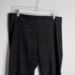 Avenue Montaigne Leo Kick Flare Pant Plaid Black Red Size 12 Designer Photo 5