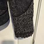 Cache Women’s Faux Fur Collar Wool Blend Vintage Jacket Charcoal Gray Size L Y2K Photo 4