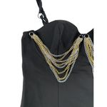 EGO  - Strappy Multi Chain Detail Cupped Bodycon Mini Dress in Black Photo 1