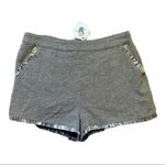 Paper Crane Ethereal Shorts by Knit Frayed Hem Blue Gray Size L Photo 0