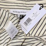 We Wore What Sleeveless Popover Striped Button Down Shirt NWT Women’s XL Photo 3