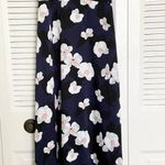 Banana Republic Navy Blue Floral Maxi Dress Size 2 Photo 1