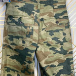 Free People ‎ Remy Camouflage Pants in Moss Green Photo 8