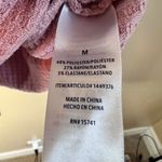 Splendid  Womens Oversized Waffle Knit Pink‎ Cozy Sweater Size Medium Outdoor Photo 2