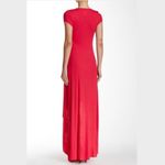 BCBGMAXAZRIA  DONESA SCOOP NECK MAXI HIGH LOW DRESS PINK SIZE S NEW Photo 2