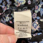 Free People  Blue Floral Print Long Sleeve Shirt Size XS Photo 9