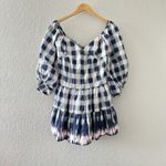 Sachin + Babi NWOT Kyle Check-Print Cutout Dress - Size Large Boho Chic Girly Photo 3