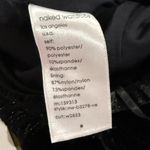 Naked Wardrobe Textured Velvet Tube Body Suit Black Womens Small Photo 5