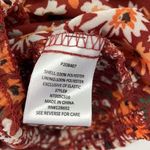 Madden NYC Shirred Print Peasant Top. Padded cups. Size XL junior’s 15 Photo 12