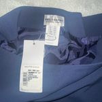 Philosophy Di Alberta Ferretti Navy Blue Cady Pencil Skirt Photo 1