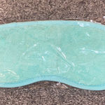 Blue Plush Sleep Mask Photo 0