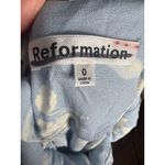 Reformation NWT  Reverie Dress Size 0 Bijou Blue Floral Maxi Formal Cocktail Photo 11