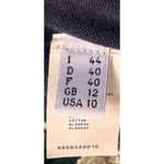 Moschino VTG Cheap and Chic Striped Floral Appliqué Top Size US 10 Cottage Tea Photo 4