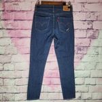 Levi's  721 HIGH RISE SKINNY DARK WASH DISTRESSED JEANS 27 Photo 1