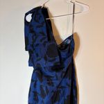 Kate Spade New York x Target One Shoulder Blue Floral Linen Jumpsuit Size 12 Photo 1