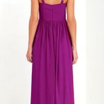 Lulus Show of Decorum Magenta Purple Maxi Dress Photo 1