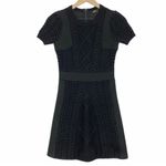 Maje  Sweater Cable Knit Dress Photo 1