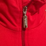 Vist SKI LONG SLEEVE FLEECE BLOUSE HALF Zip MADE IN ITALY Sz M Photo 2