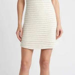 Treasure & Bond Crochet Knit V Neck Flutter Sleeve Mini Dress Olive Green Size S Photo 0