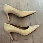 Nordstrom Rack  Women’s Cream Natural Weave Pump Size 9 Photo 0
