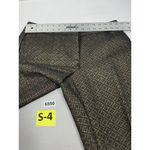 Loft Womans  Petites Marisa Dress Pants 10 P Black Gold Straight Photo 5